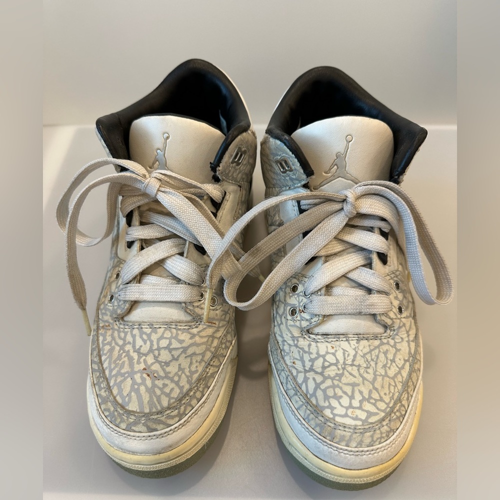 Nike Air Jordan 3 Retro Flip White/Black/Cement Women's Size 8 US Youth Size 6.5 - Picture 5 of 11